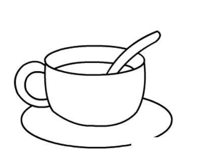 手绘咖啡杯图片素材免费下载_觅知网
