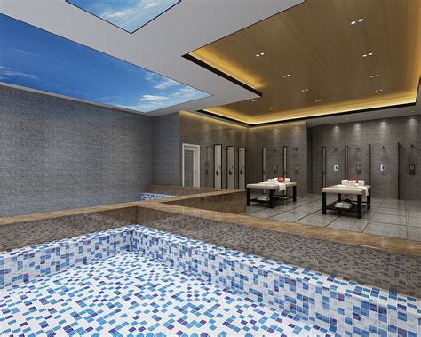 洗浴中心设计案例——和园温泉名仕汇洗浴会所|空间|室内设计|junpeng1202 - 原创作品 - 站酷 (ZCOOL)