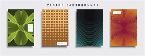 Minimal Vector cover designs. Future Poster template 283137 Vector Art ...