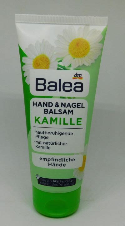 ผลิตภัณฑ์บำรุงมือและเล็บ Balea Hand & Nail Cream chamomile (บาเลีย ...