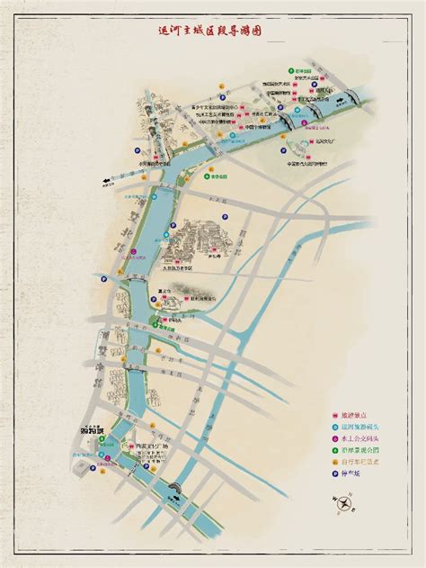 京杭大运河全线地图，起点北京和终点杭州（春秋时期开凿的） - 旅游资讯 - 旅游攻略