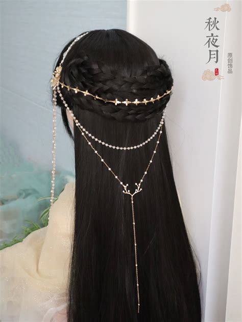 百搭发箍古风图片女生头像