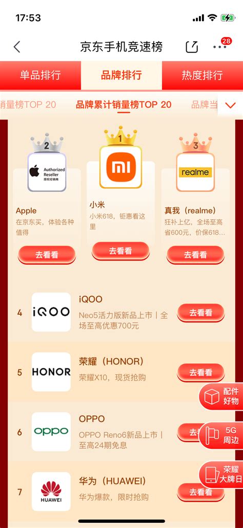 京东11.6手机排行榜 一加6T单品销量第一_凤凰网