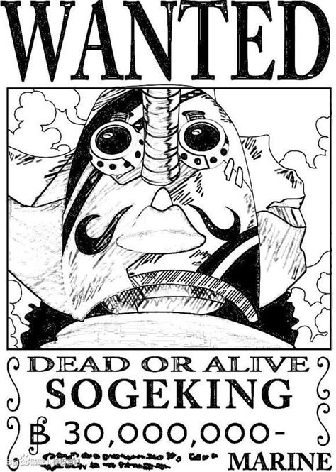 海贼王通缉令黑白图片