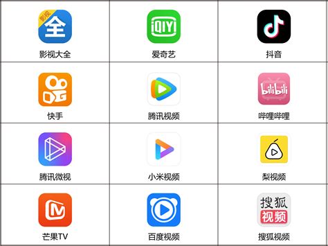 【Ai临摹】16款常见视频类App图标_小申羊-站酷ZCOOL