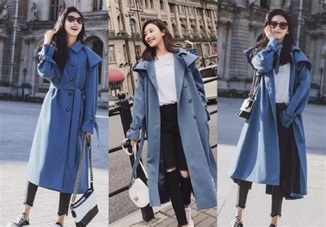 雾霾蓝大衣如何搭内搭和鞋子,更显优雅与时尚？