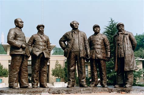 五大领袖浮雕-隋建国作品-中央美术学院