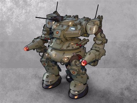 巨型战斗机甲游戏最新概念图 机甲造型帅气又热血_3DM单机
