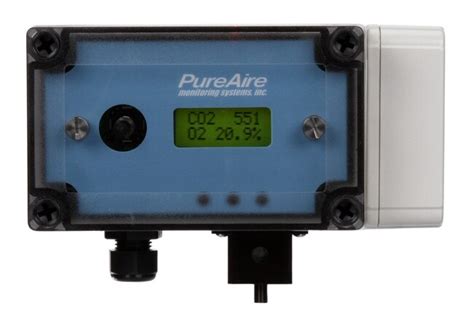PureAire Monitoring Systems Dual O2/CO2 Monitor 0 to 95% RH:Gloves ...