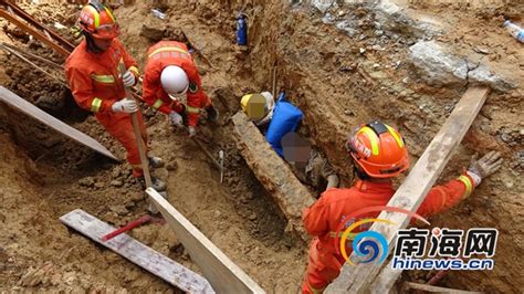 儋州一施工现场土方坍塌 两名工人不幸被掩埋身亡_海南频道_凤凰网