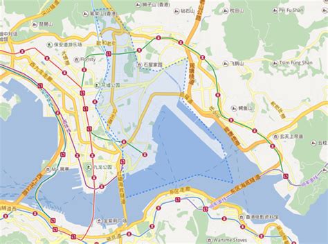香港九龙荔枝角地图高清版 - 香港地图 - 地理教师网