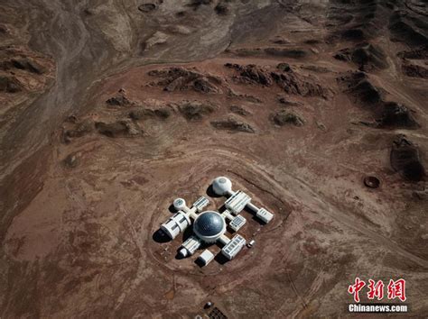 空中俯瞰甘肃金昌“火星”基地