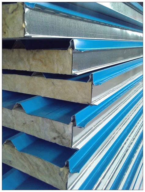 彩钢岩棉板的介绍及应用-东莞市宏仁钢结构材料有限公司