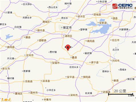 河北保定市蠡县发生2.6级地震