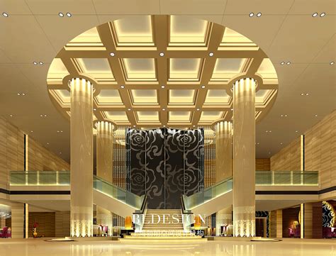 宁夏华祺国际五星级酒店装修设计-金博大酒店设计装饰公司