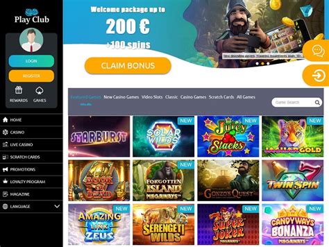 PlayClub has an EXCLUSIVE 200% up to 450$ plus 100 free spins Sign Up Bonus