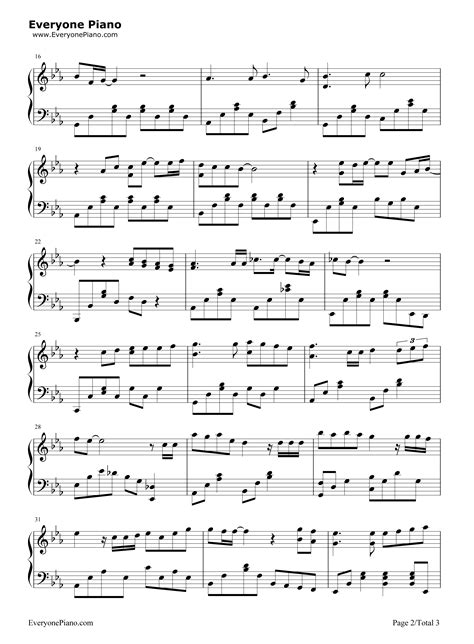 后来简易版-刘若英五线谱预览2-钢琴谱文件（五线谱、双手简谱、数字谱、Midi、PDF）免费下载