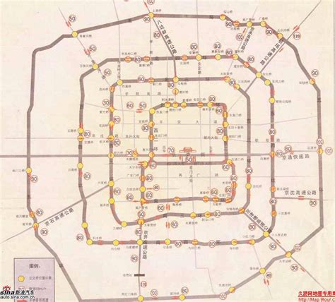 北京环线地图图片