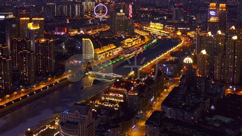天津市夜景高清摄影大图-千库网