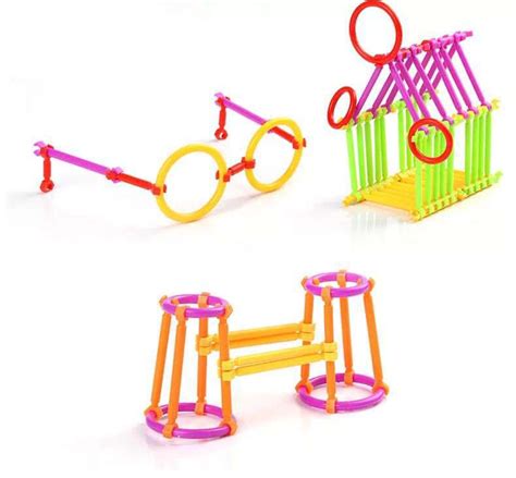 义乌批发魔术棒拼插幼儿园婴幼儿童早教益智塑料玩具儿童积木-阿里巴巴