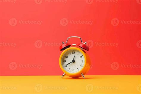 Red alarm clock. Generate Ai 29787132 Stock Photo at Vecteezy