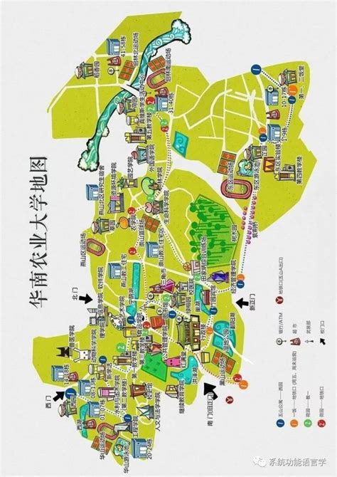 华南农业大学总平面图