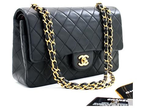Chanel 2.55 Black Leather ref.588034 - Joli Closet