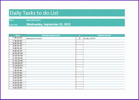 Donation to Do List Template Download Printable PDF | Templateroller