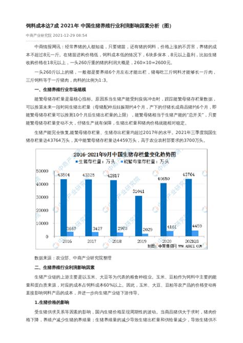 2018年中国饲料行业分析报告-市场运营态势与投资前景预测_用户6536746681_新浪博客
