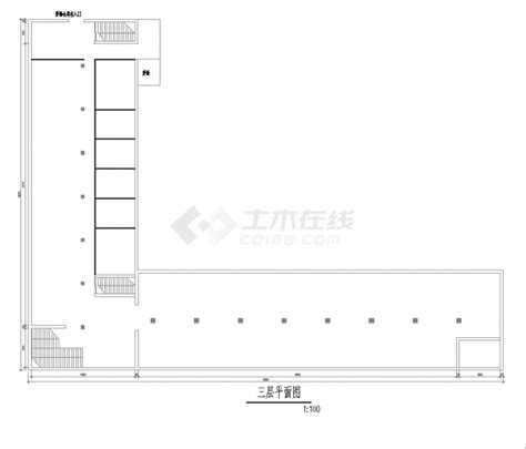 淮安3层超市综合楼建筑设计施工cad图纸_公共建筑效果图_土木在线