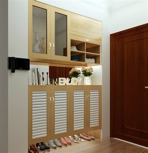 现代鞋柜酒柜一体-室内设计-拓者设计吧