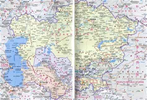土库曼斯坦地图图片
