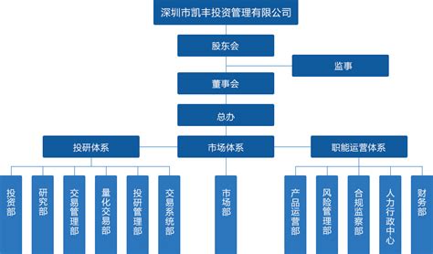 组织架构-深圳市凯丰投资管理有限公司