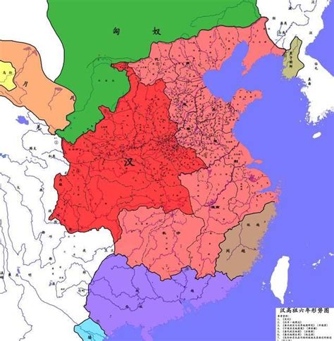 楚汉地图图片