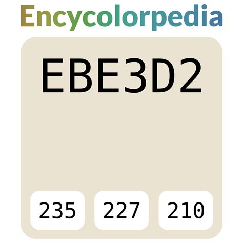 ICI Paints Frost 55YY 80/072 / #ebe3d2 Hex Color Code, RGB and Paints
