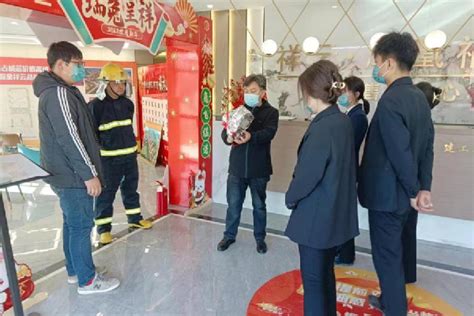 房地产公司高邑项目在营销中心举办 消防知识培训