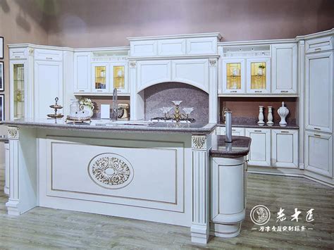 宇曼整体橱柜定做厨房厨柜门订制组合灶台吸塑石英石L型欧式田园