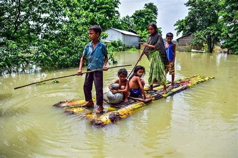 印度阿萨姆邦洪灾已致110人死亡 540万人受灾-大河网