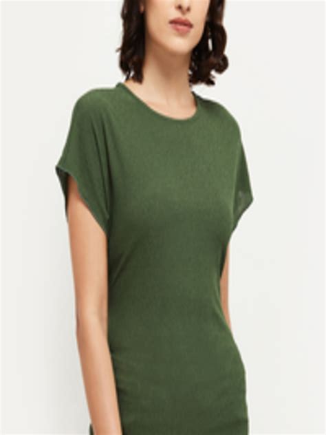 Buy Max Women Green Solid Regular Top - Tops for Women 13977032 | Myntra