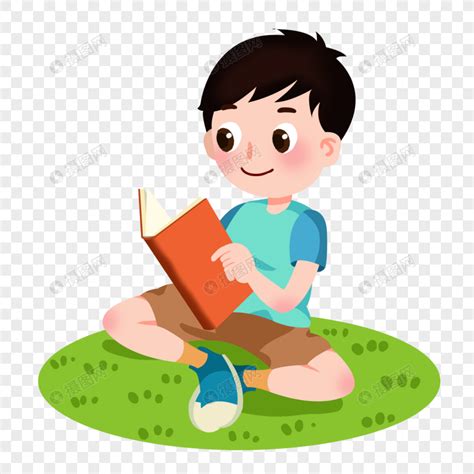 爱看书的小男孩图片免费下载_PNG素材_编号zq9i4wp05_图精灵
