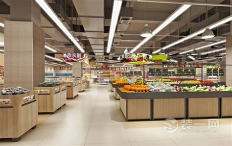 黄山徽三生鲜超市设计|空间|商业空间设计|山东北川设计_原创作品-站酷ZCOOL