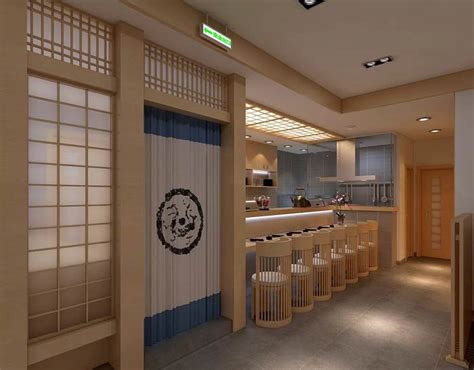 日式料理餐厅- 建E网3D模型下载网