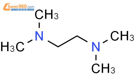 110-18-9,四甲基乙二胺化学式、结构式、分子式、mol、smiles – 960化工网