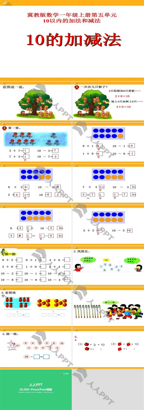 幼儿学数学之加法口诀表（图）-新东方网