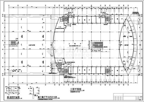 莆田市某1.4万平米三层框架结构五金批发市场建筑设计CAD图纸_土木在线
