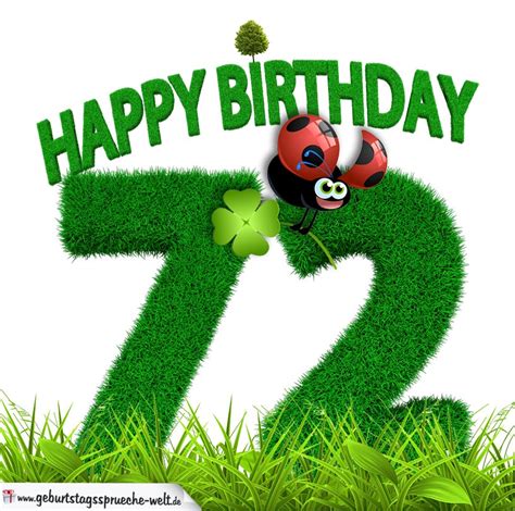 Wishing you a Happy Birthday! 72 years - messageswishesgreetings.com
