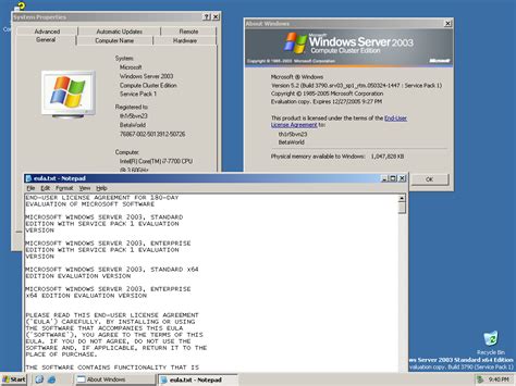 Windows Server 2003:5.1.2467.0.main.010418-1202 - BetaWorld 百科
