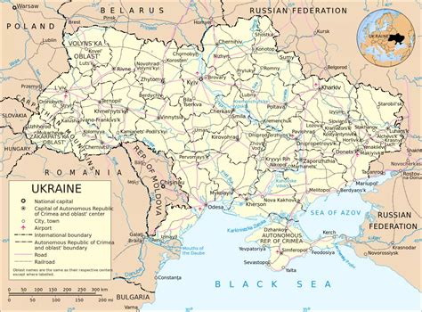 乌克兰卫星地形图 - 乌克兰地图 - 地理教师网