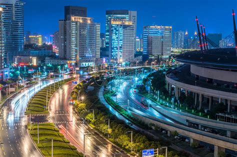 繁华郑州都市的夜景高清图片下载-正版图片502440626-摄图网