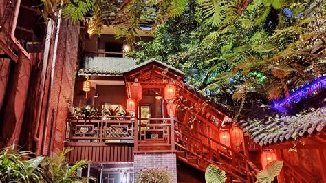 惊艳福田的中式小酒馆，在桃花树下喝到微醺。